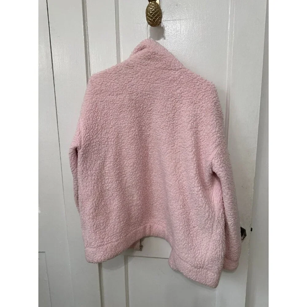 Ecowish women’s size large pink Sherpa jacket - Picture 9 of 11